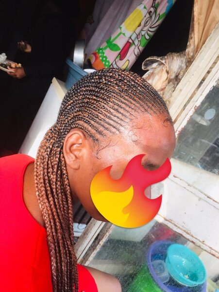Straight back