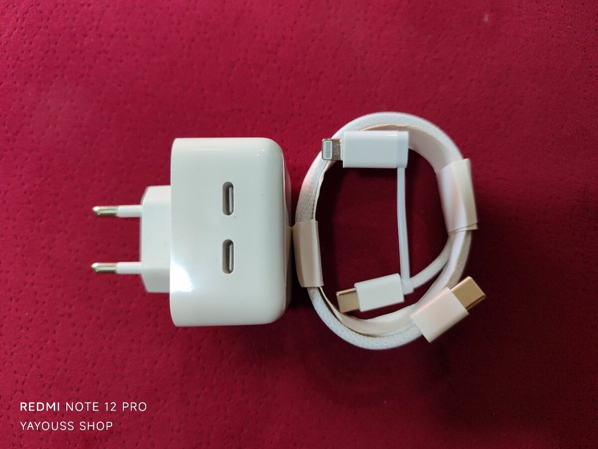 Double secteur chargeur apple