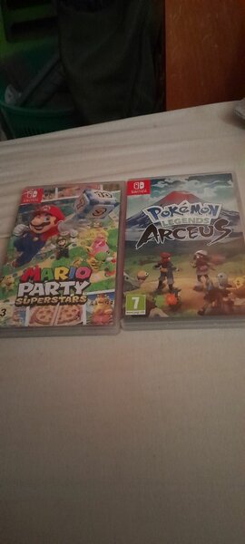 Pokemon legends arceus et mario party superstars