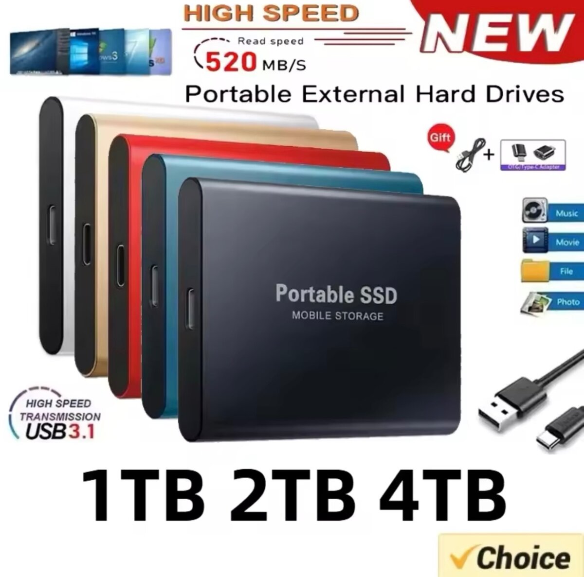 DISQUE DURS PORTABLE