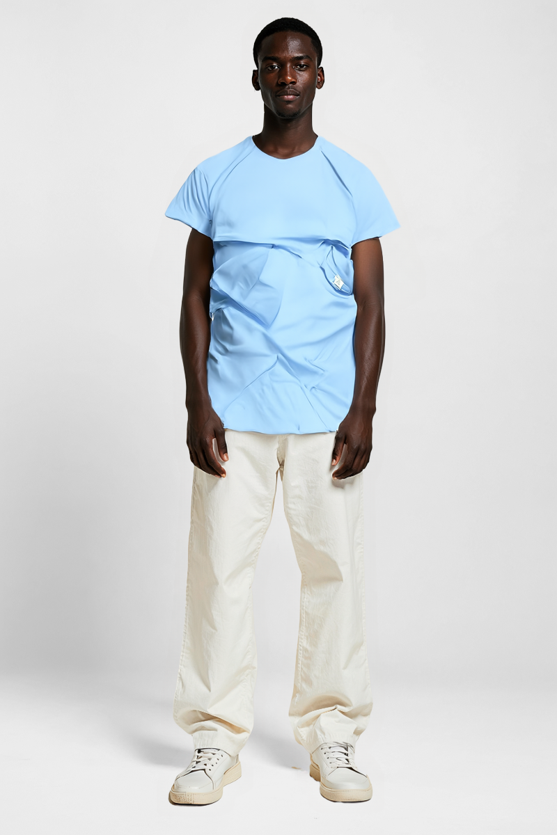 T-shirts unisex bleu clair