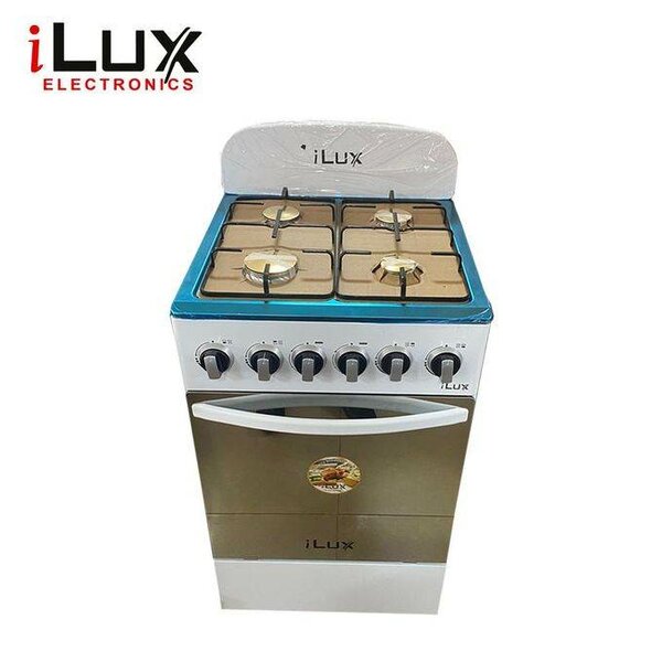 Ilux Cuisinière - Gaz 4 Feux LXG-50CW