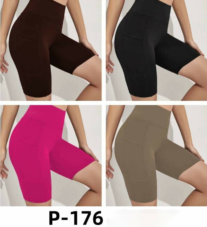 Ribbed Biker shorts