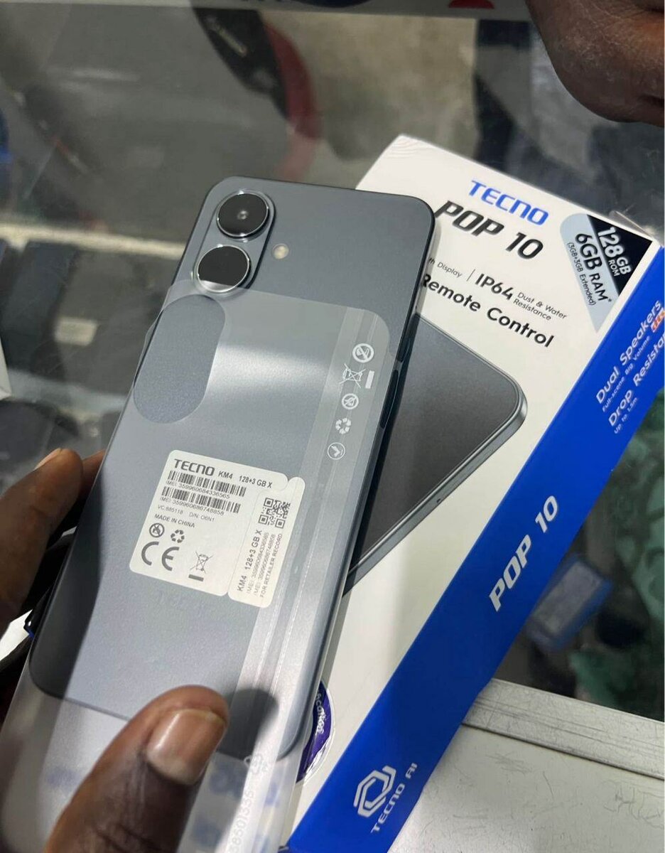 Smartphone Tecno Pop 10 128GB