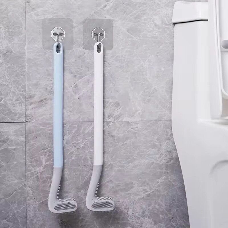 Brosse WC en silicone flexible