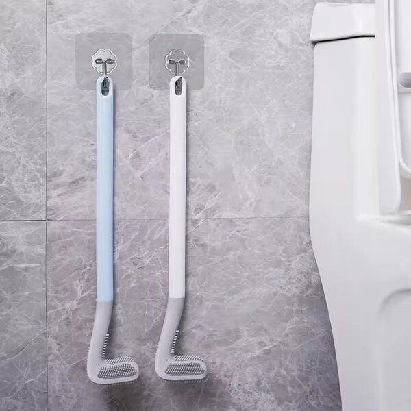 Brosse WC en silicone flexible