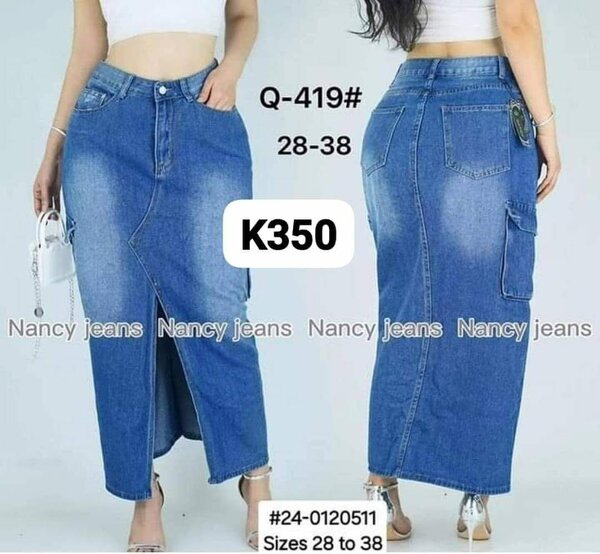 Women's denim skirt