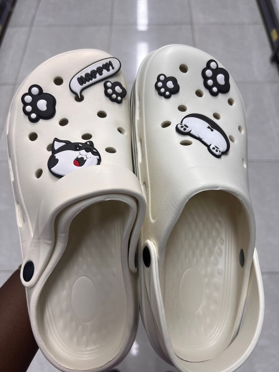 Sabots blancs pour enfants