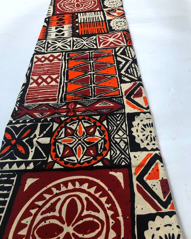 Tissu orange