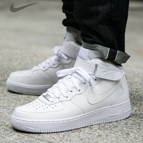 Triple white Nike Airforce long