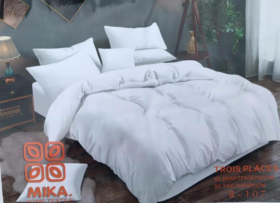 Draps et Oreillers pour 2 places