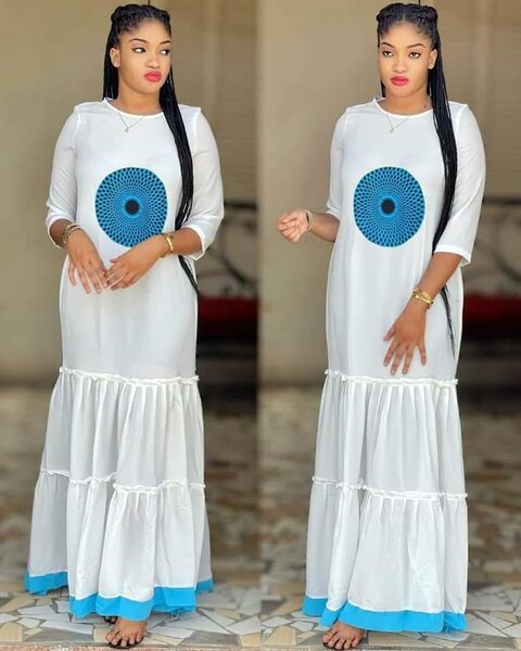 Robe Maxie Élégante Blanche