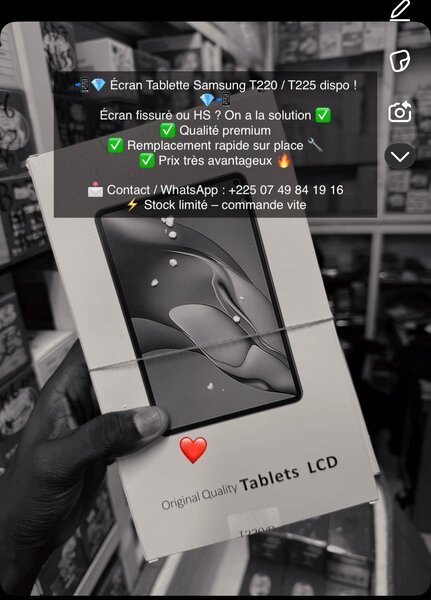 Écran Tablette Samsung T220