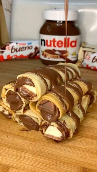 Crêpes au Chocolat et bueno