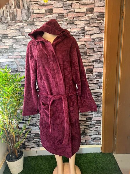 Peignoir en polaire doux