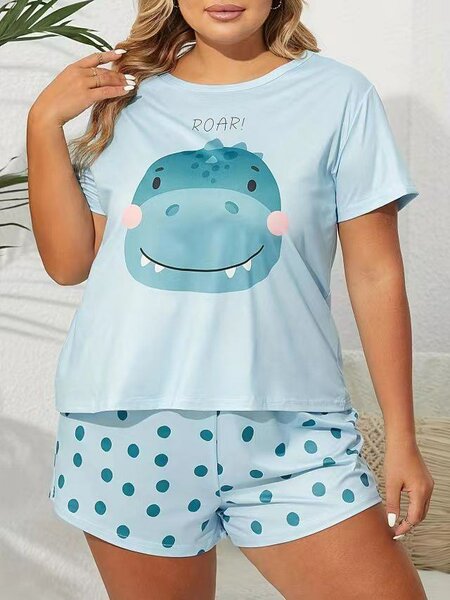 Women's top and down nightwears
