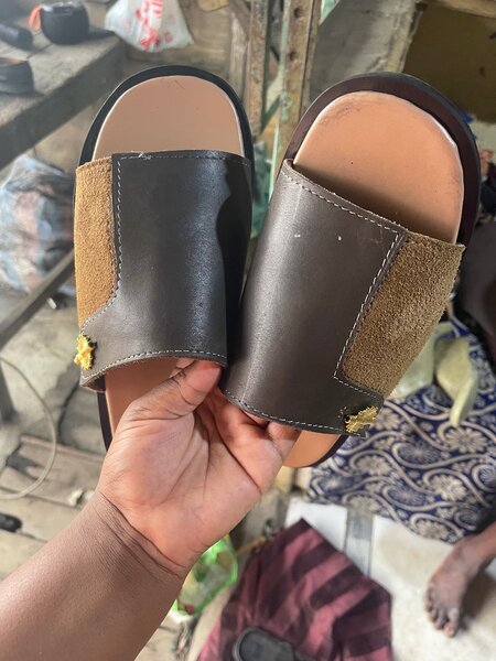 Sandales en cuir