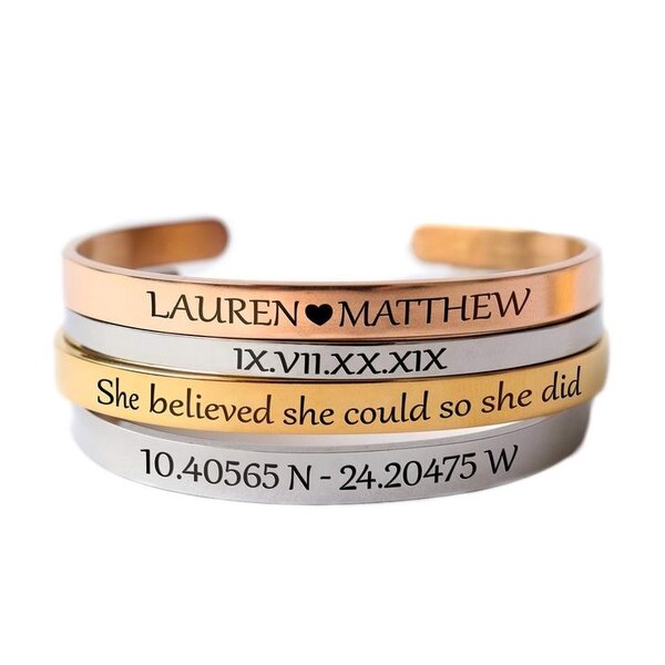 Customized Cuff Bangle