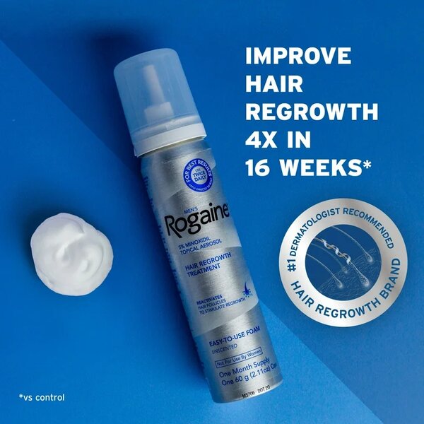 Rogaine minoxidil foam