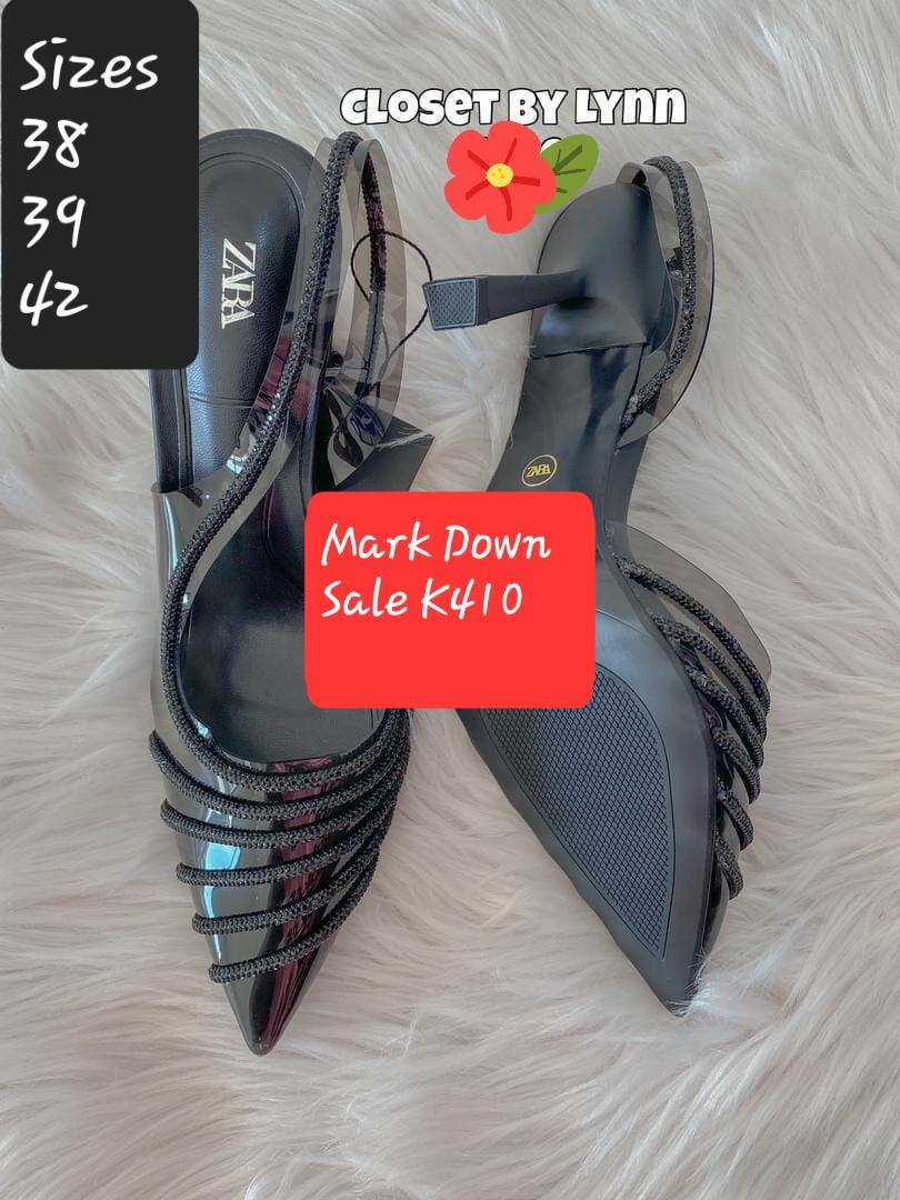 black sandals