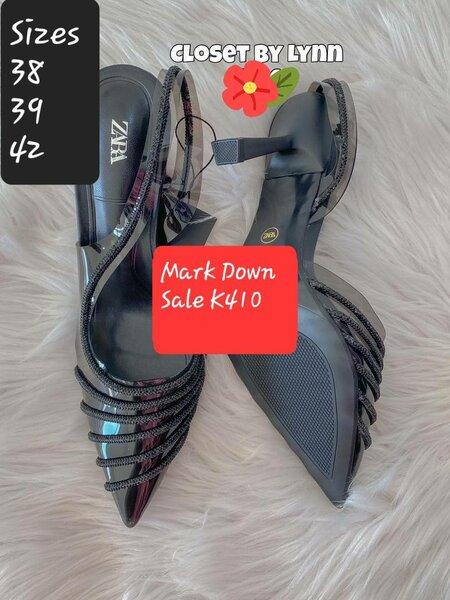 black sandals