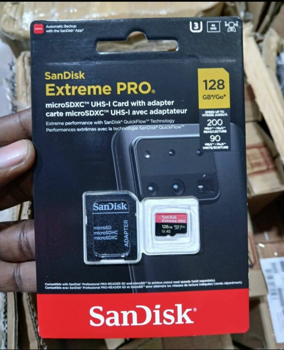 Carte microSD SanDisk 128 Go