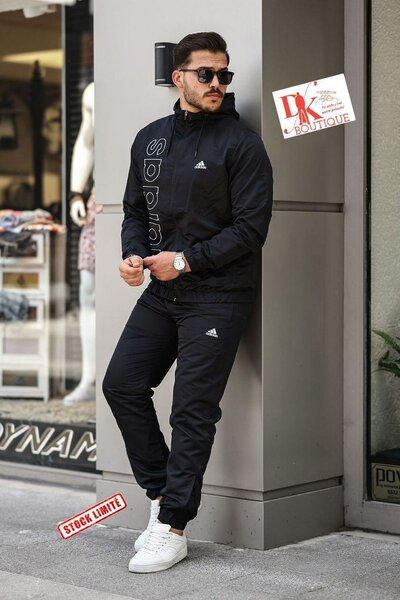 Survêtement sport noir homme
