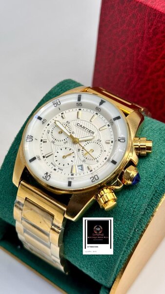 Montre Homme Dorée Élégante