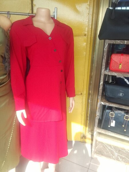 Red beautiful dress