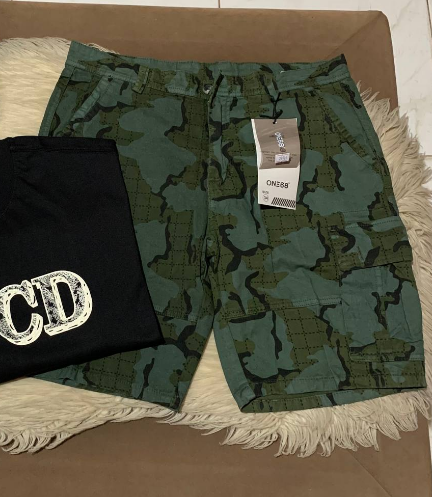 khaki shorts