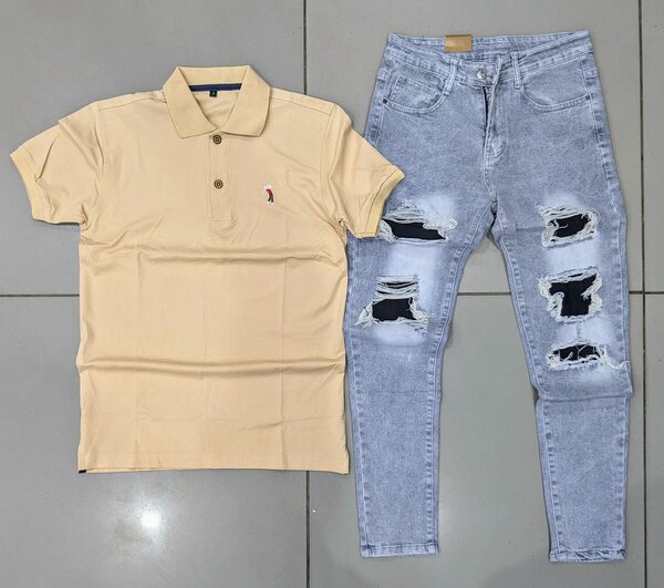Golf T-shirt+Jean