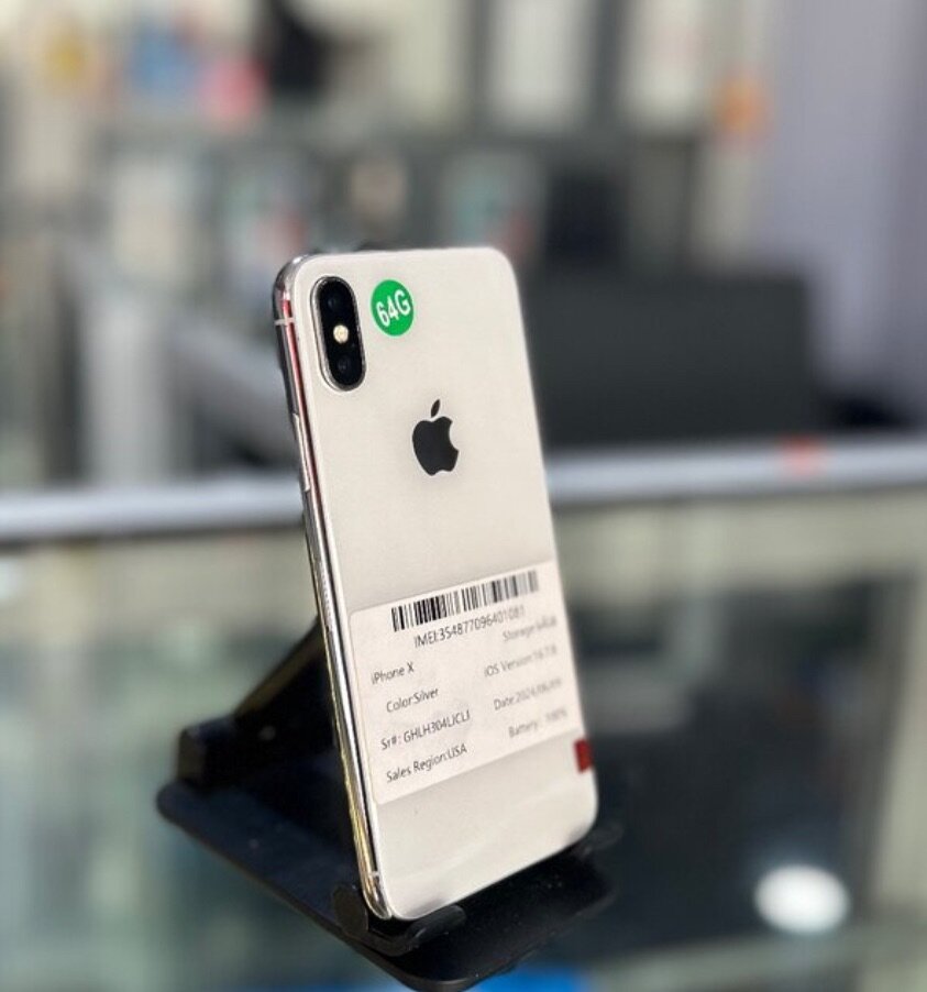 iPhone X 64GB Argent