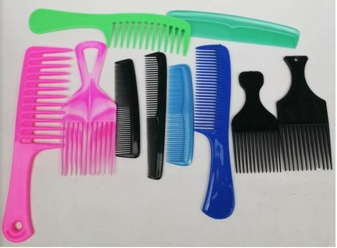 Kit 10 Peignes Pour Cheveux