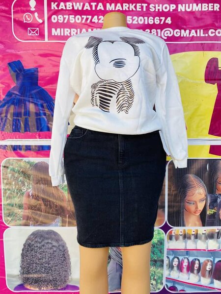 Denim skirts