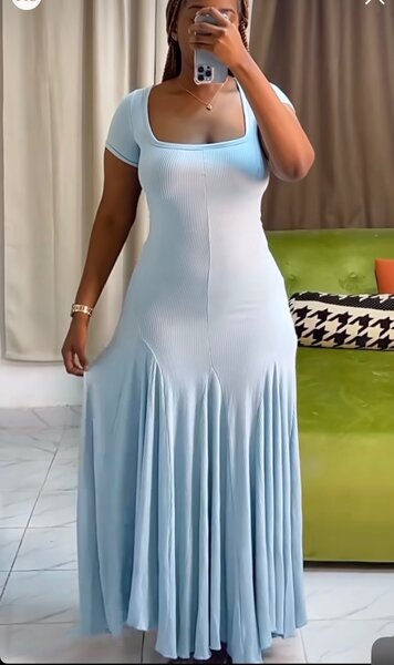 Longue robe ample