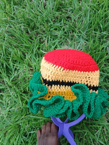 Ruffle hat