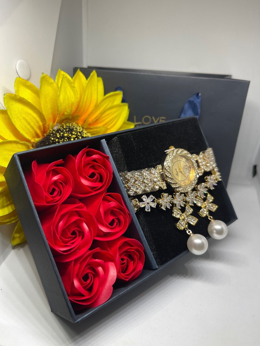 Rose jewelry set