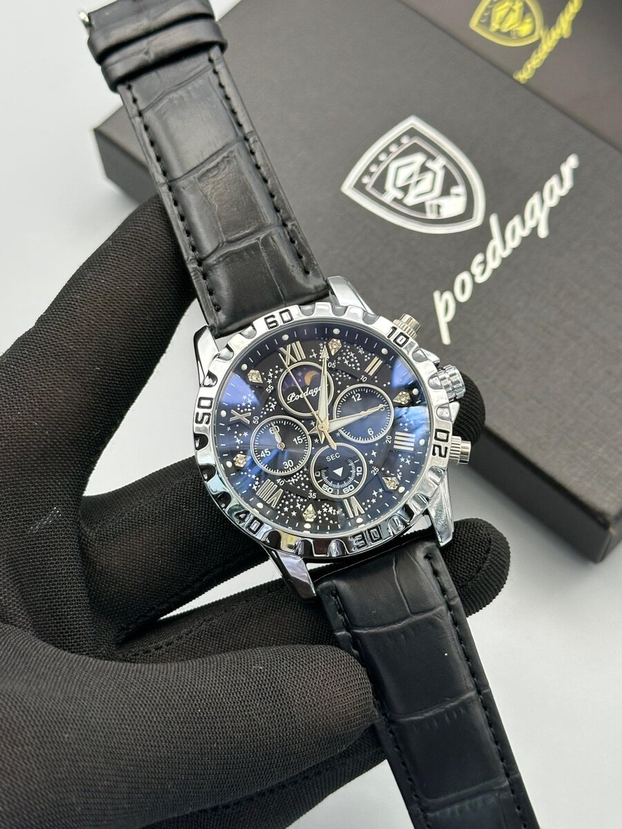 Montre chronographe élégante homme