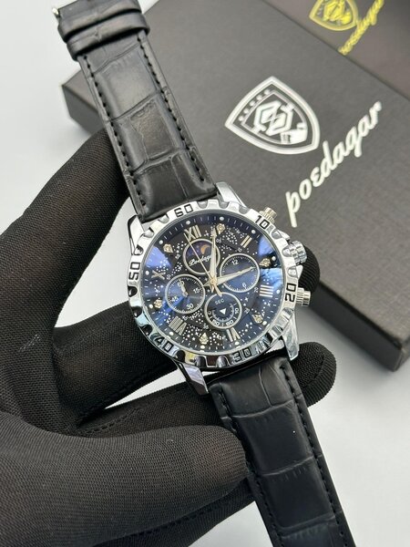 Montre chronographe élégante homme