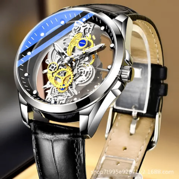 Montre automatique mécanique luxe