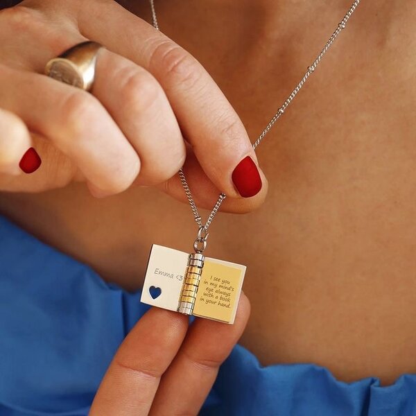Book Necklace