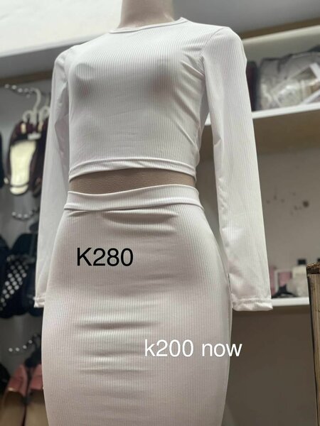 Top and skirt