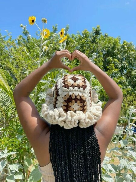 Chapeau en Crochet Stylé