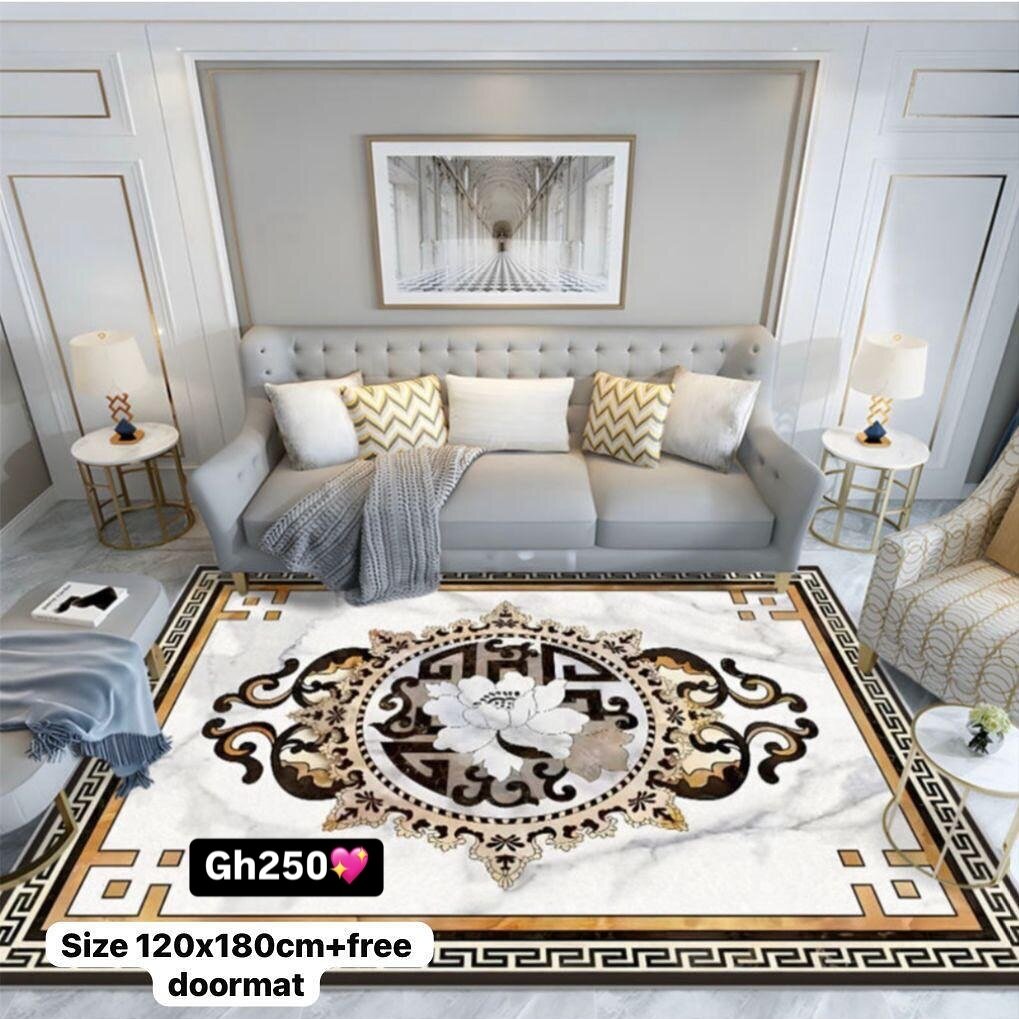 Beautiful and soft patterned carpet