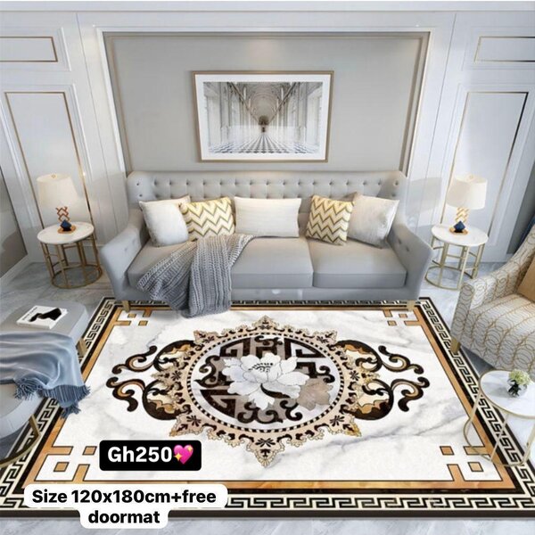 Beautiful and soft patterned carpet