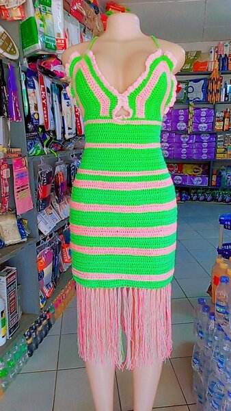 Robe tricotée