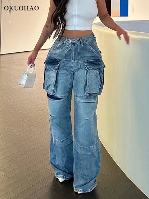 Women baggy jeans
