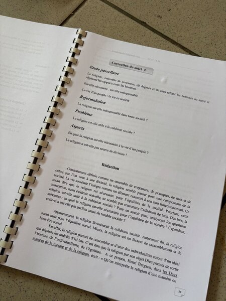 Livre de philosophie