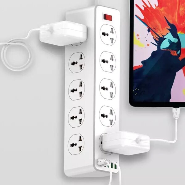 LDNIO SC10610 Extension Power Socket Strip With 10 Sockets 6