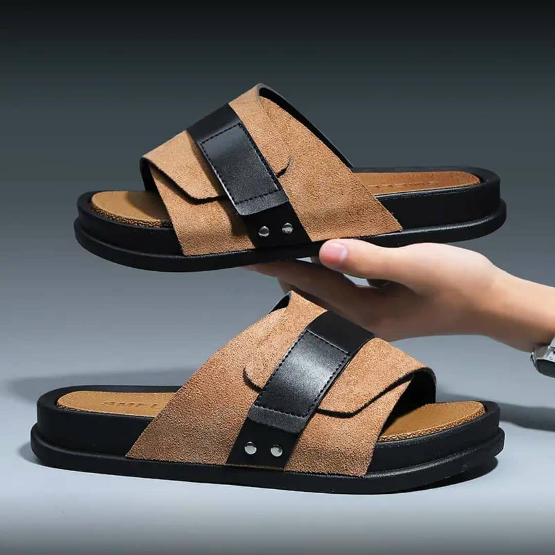 Sandales en cuir pour hommes